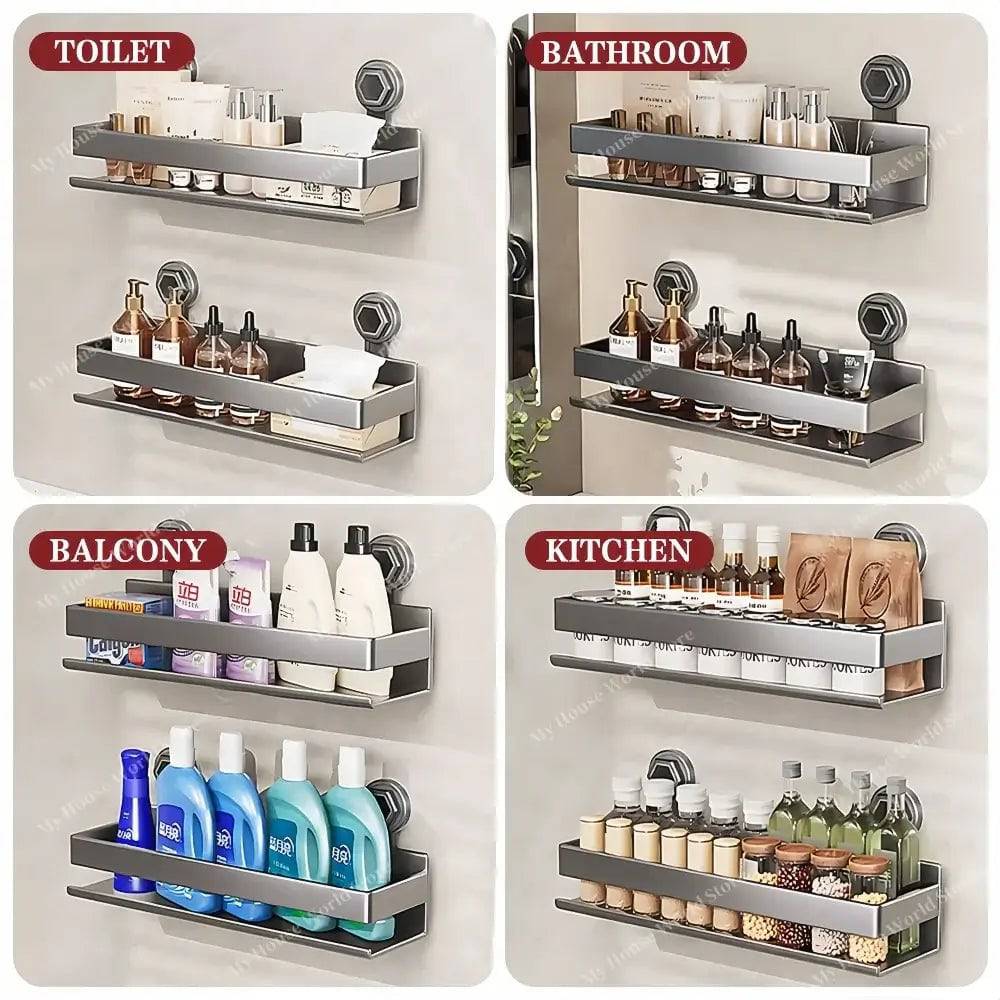 Modern Home | Wall Mounted Spice Rack Organizer with Adjustable Design | Space-Saving Solution for Easy Access 5