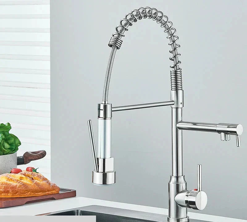 Modern Kitchen Faucet | 360° Swivel Spout with Dual Spray Modes | Flexible Design for Effortless Use 0