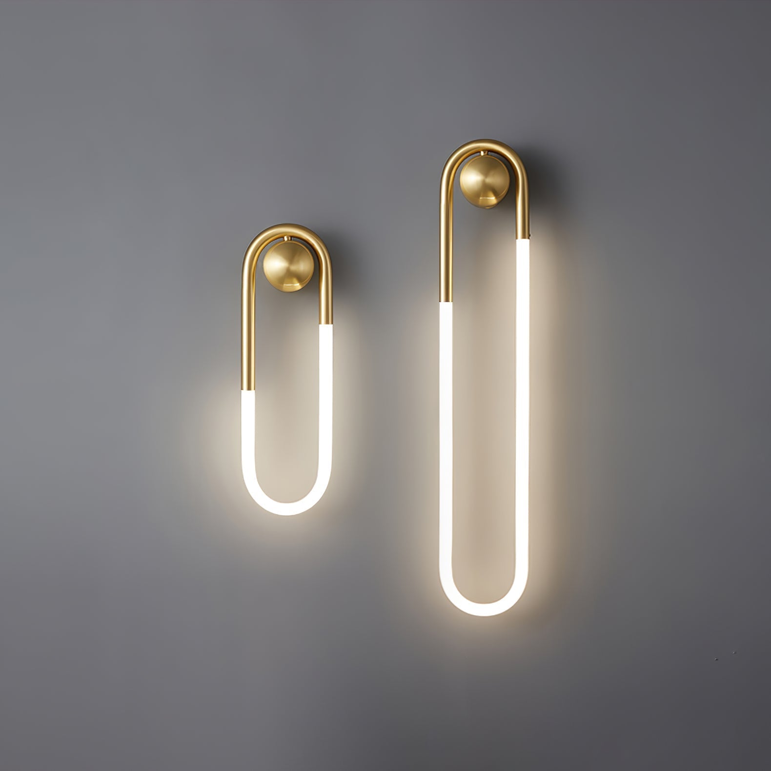 Modern LED Wall Light with Brass & Black Frame | Minimalist Design for Ambient Illumination 4