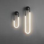 Modern LED Wall Light with Brass & Black Frame | Minimalist Design for Ambient Illumination 5