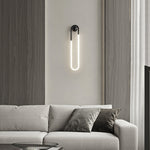 Modern LED Wall Light with Brass & Black Frame | Minimalist Design for Ambient Illumination 6