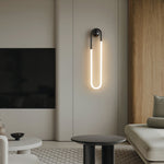 Modern LED Wall Light with Brass & Black Frame | Minimalist Design for Ambient Illumination 8