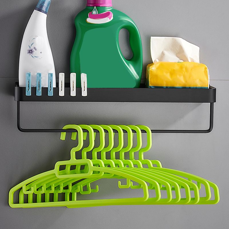 Modern Matt Black Bathroom Accessories Set with Stainless Steel Shelving | Stylish Storage Solution for Organized Spaces 8