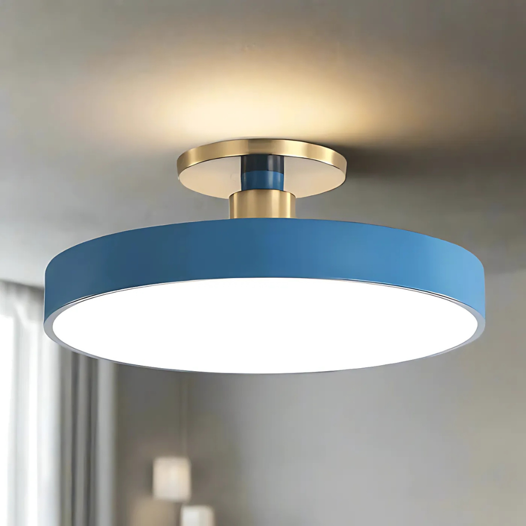 Modern Minimalist LED Ceiling Light with Dimmable Illumination for Cozy Atmosphere 0