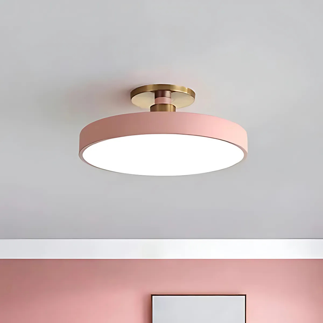 Modern Minimalist LED Ceiling Light with Dimmable Illumination for Cozy Atmosphere 4