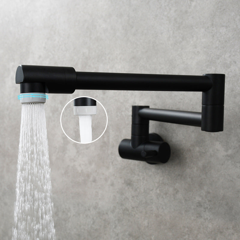 Modern Pot Filler Faucet | Wall-Mounted Design with Pull-Down Spout for Convenient Cooking Above Stove 12
