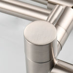 Modern Pot Filler Faucet | Wall-Mounted Design with Pull-Down Spout for Convenient Cooking Above Stove 5