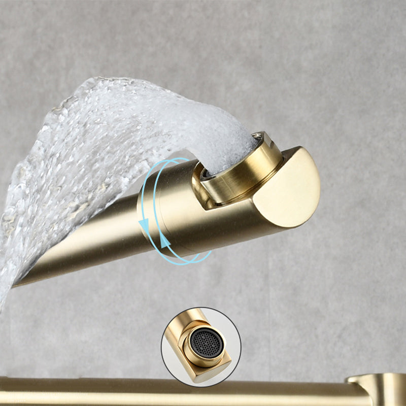 Modern Pot Filler Faucet | Wall-Mounted Design with Pull-Down Spout for Convenient Cooking Above Stove 6