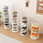 Modern Vertical Shoe Rack | Space-Saving Metal Organizer for Entryways 0
