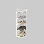 Modern Vertical Shoe Rack | Space-Saving Metal Organizer for Entryways 3