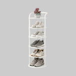 Modern Vertical Shoe Rack | Space-Saving Metal Organizer for Entryways 4