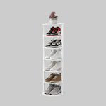 Modern Vertical Shoe Rack | Space-Saving Metal Organizer for Entryways 5