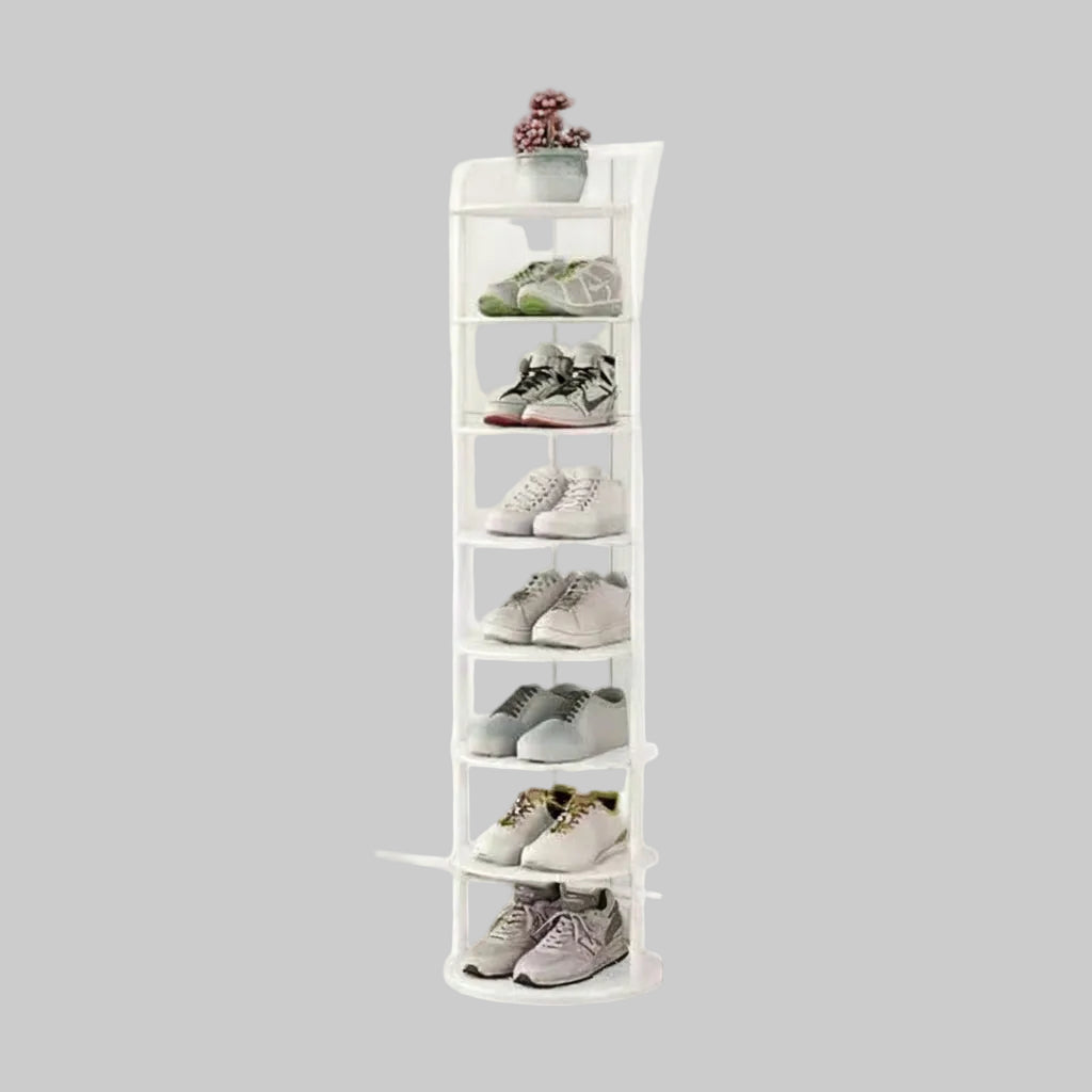 Modern Vertical Shoe Rack | Space-Saving Metal Organizer for Entryways 6