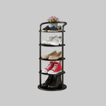 Modern Vertical Shoe Rack | Space-Saving Metal Organizer for Entryways 7