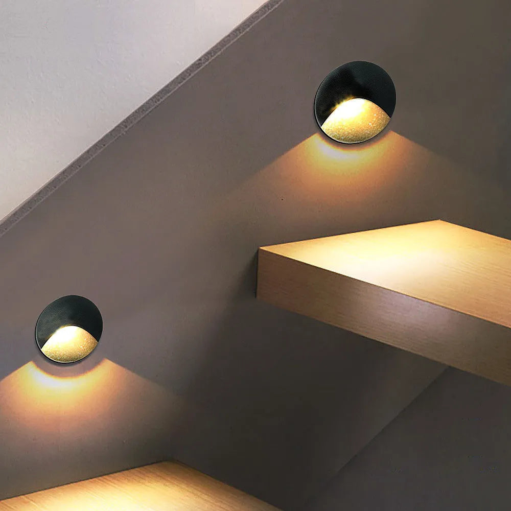 Modern Waterproof LED Recessed Wall Lamp for Outdoor Spaces with Glare-Free Illumination 4