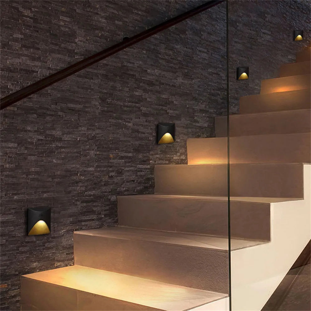 Modern Waterproof LED Recessed Wall Lamp for Outdoor Spaces with Glare-Free Illumination 5