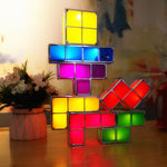 Modular LED Lights | Interactive Tetris Lamp with Endless Configurations for Creative Home Decor 1