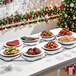 Modular Rotating Serving Tray with Non-Slip Surface & Heat Resistance | Perfect for Interactive Dining 1