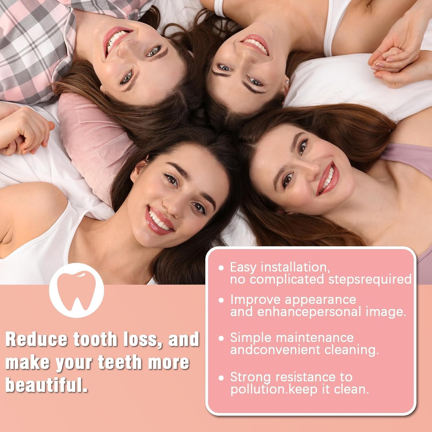 Moldable False Teeth | Adjustable Dentures Set with Natural Look | Comfortable Fit for Confident Smiles 2