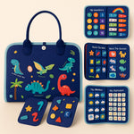 Montessori Sensory Activity Board | Portable Learning Tool with Interactive Textures | Engaging Development for Toddlers 2