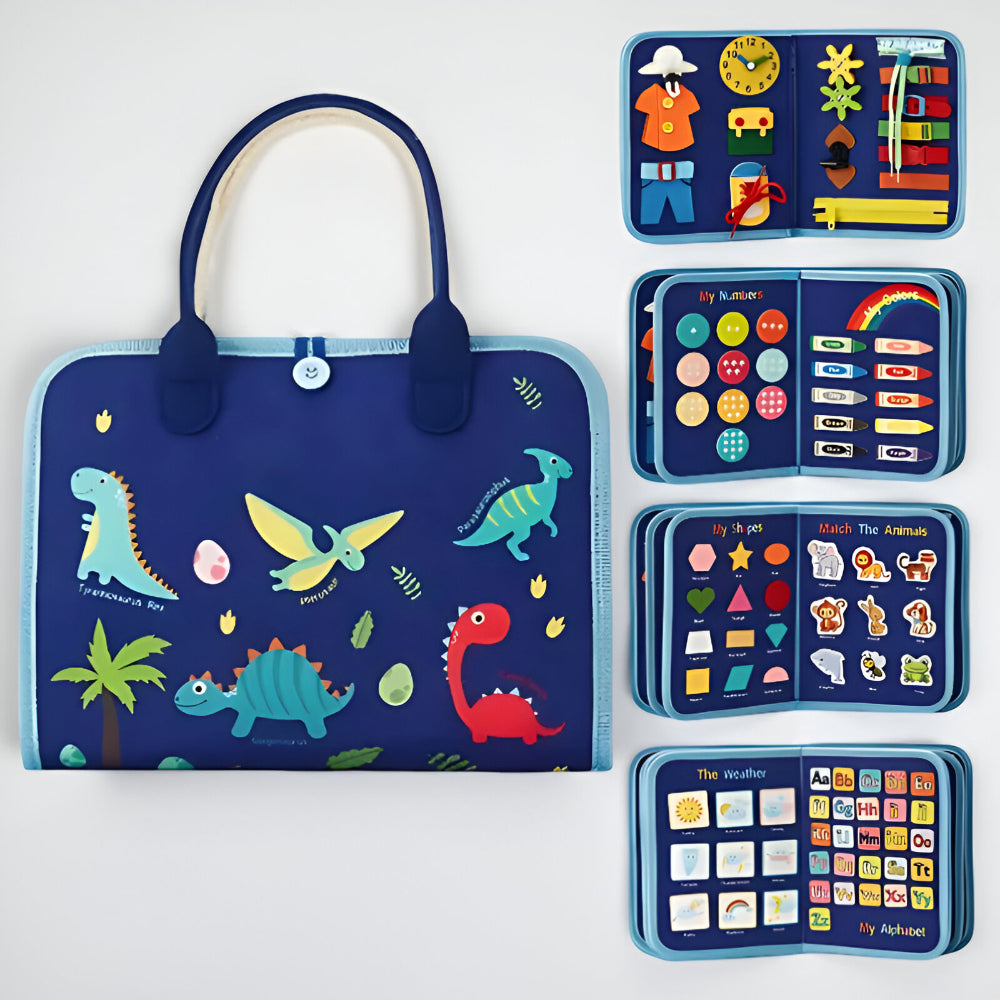 Montessori Sensory Activity Board | Portable Learning Tool with Interactive Textures | Engaging Development for Toddlers 5