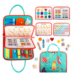 Montessori Sensory Activity Board | Portable Learning Tool with Interactive Textures | Engaging Development for Toddlers 7