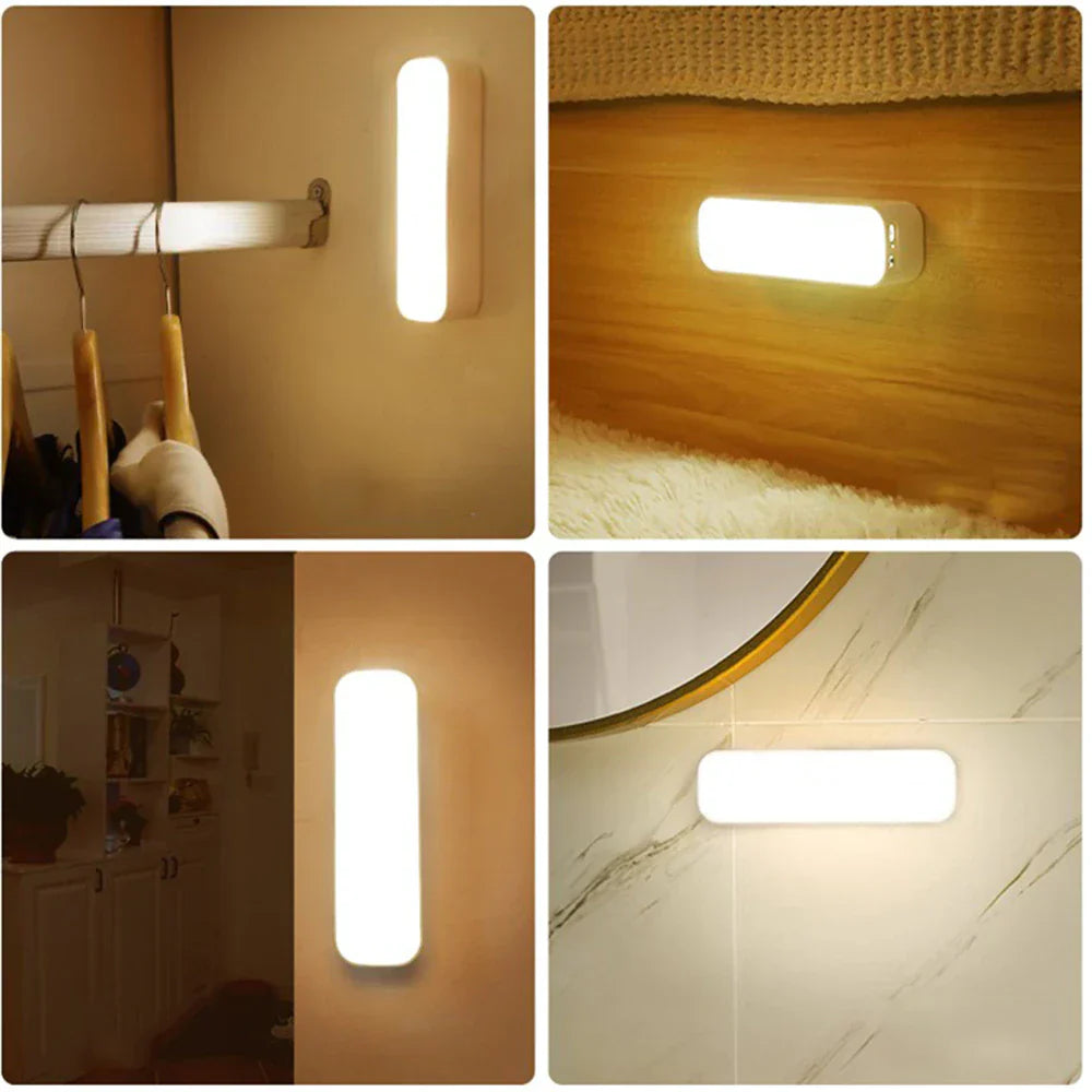 Motion Sensor Wall Light | Wireless & Rechargeable Design with USB Charging | Safe Illumination for Hallways and Staircases 5