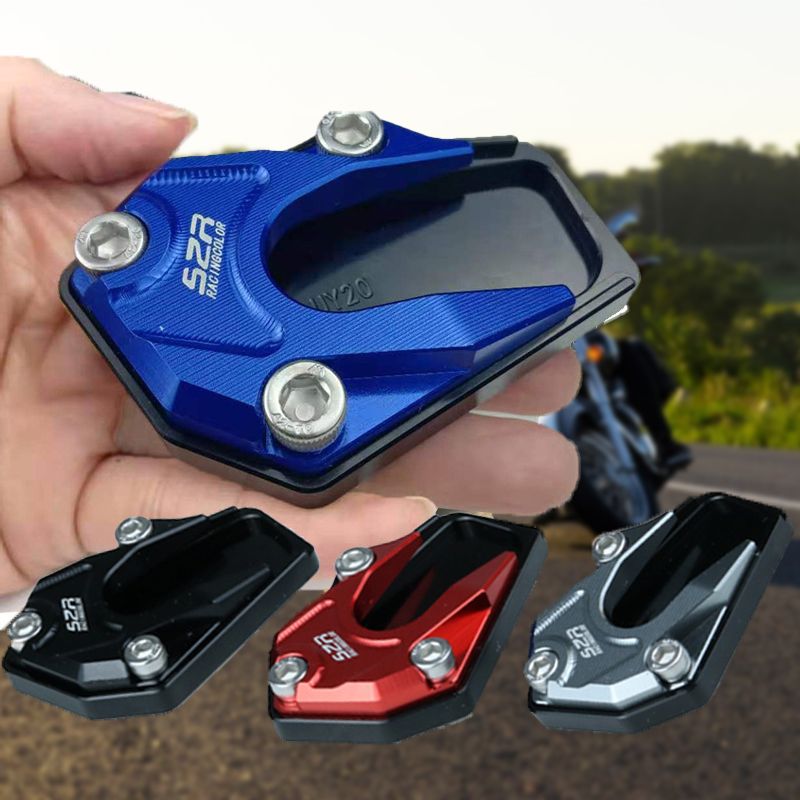 Motorcycle Accessory | Kickstand Enlarger Plate with Non-Slip Design | Enhanced Stability for Secure Parking 0