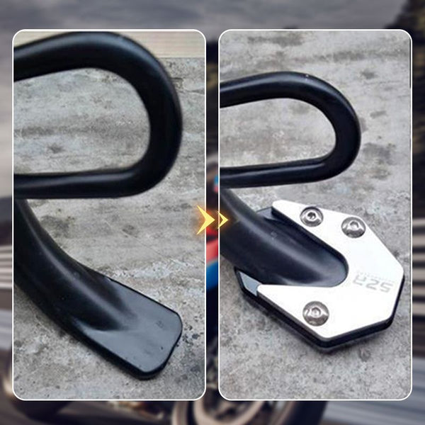 Motorcycle Accessory | Kickstand Enlarger Plate with Non-Slip Design | Enhanced Stability for Secure Parking 4