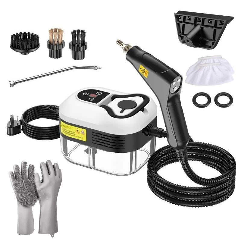 Multi-Surface Cleaning System | 2500W High Pressure Steam Cleaner with Fast Heat-Up 0