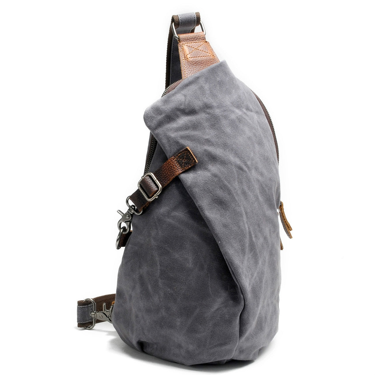 MultiWear | Water-Resistant Canvas Crossbody Bag with Anti-Theft Pocket | Versatile Design for Daily Use 11
