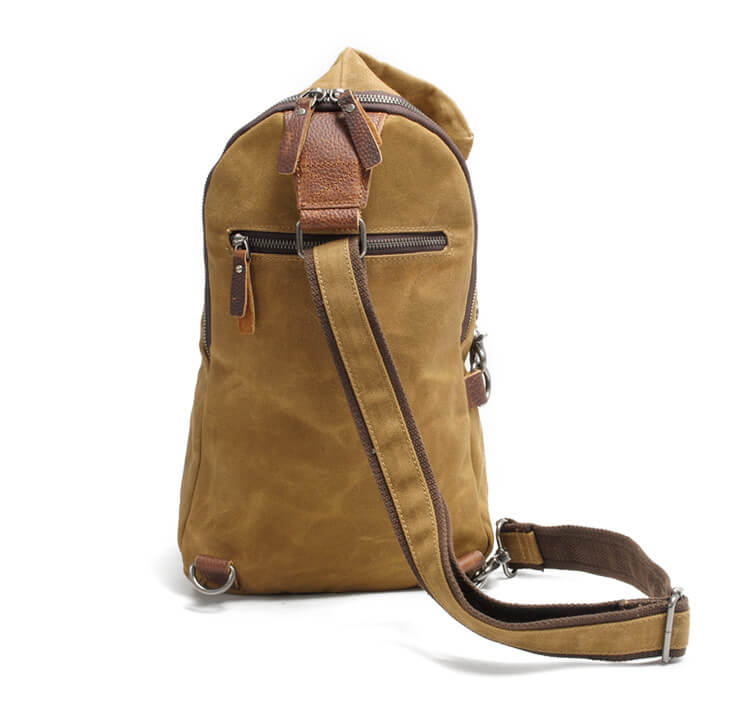 MultiWear | Water-Resistant Canvas Crossbody Bag with Anti-Theft Pocket | Versatile Design for Daily Use 7