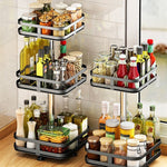Multifunctional Storage Rack | 360° Rotatable Design for Easy Access | Space-Saving Organizer 0