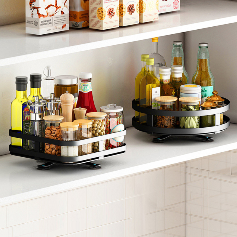 Multifunctional Storage Rack | 360° Rotatable Design for Easy Access | Space-Saving Organizer 6