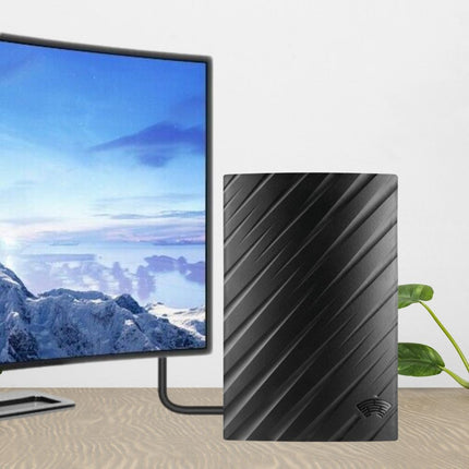 Indoor TV Antenna, Digital TV Antenna for Smart TV, Amplified HDTV Antenna with Coaxial Cable for Local Channels