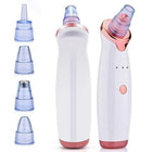 Pore Vacuum Blackhead Remover USB Rechargeable, Blackhead Vacuum with 3 Suction Levels and Diamond Head, Pore Cleaner