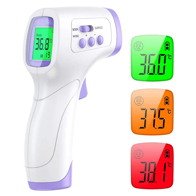 Forehead Thermometers, Non Contact Thermometer with Storage Cover, Fever Thermometer for Body Temperature