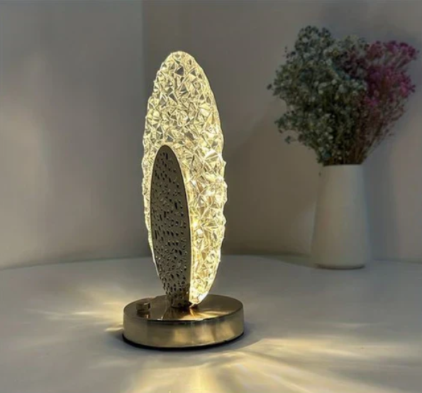 Table Lamps, Decorative Bedside Lamp with Sculpted Base