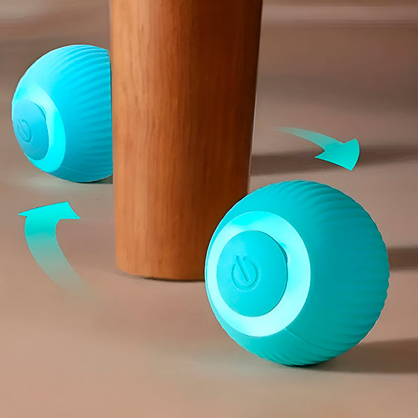 Interactive Dog Ball, Automatic Cat Toy with Random Rolling