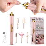 Nail Care Essentials | 5-in-1 Electric Nail Polisher with Built-in Light | Portable Manicure Tool for Salon-Quality Nails 1