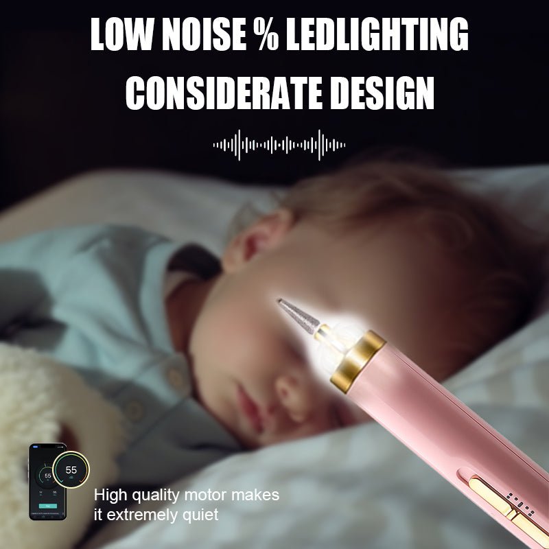 Nail Care Essentials | 5-in-1 Electric Nail Polisher with Built-in Light | Portable Manicure Tool for Salon-Quality Nails 5