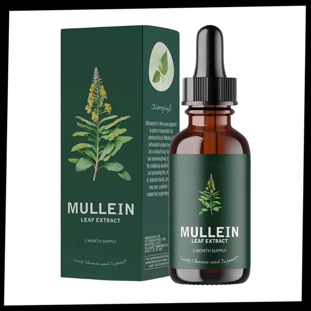 Natural Mullein Tincture | Herbal Tincture with Detoxifying Chlorophyll | Gentle Respiratory Support for Clear Airways 7