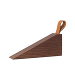 Natural Wood Door Stopper Wedges | Compact Design with Leather Pull Loops for Easy Handling 7