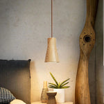 Natural Wood Pendant Lamp with Warm Lighting | Scandinavian Minimalist Design for Cozy Interiors 10