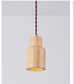 Natural Wood Pendant Lamp with Warm Lighting | Scandinavian Minimalist Design for Cozy Interiors 11