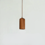 Natural Wood Pendant Lamp with Warm Lighting | Scandinavian Minimalist Design for Cozy Interiors 6