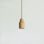 Natural Wood Pendant Lamp with Warm Lighting | Scandinavian Minimalist Design for Cozy Interiors 7