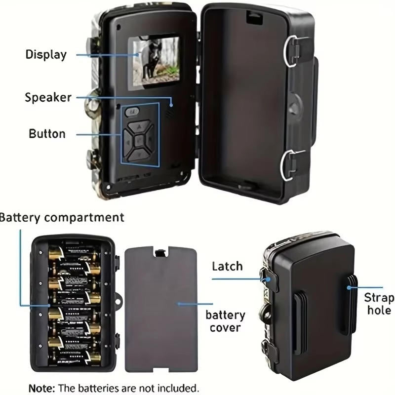 Nature Watcher | Outdoor Wildlife Camera with Night Vision & Audio Recording | High-Definition Imagery for Animal Observation 5