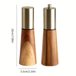 Naturewood | Manual Spice Grinder with Adjustable Coarseness & Wooden Base for Fresh Seasoning 5