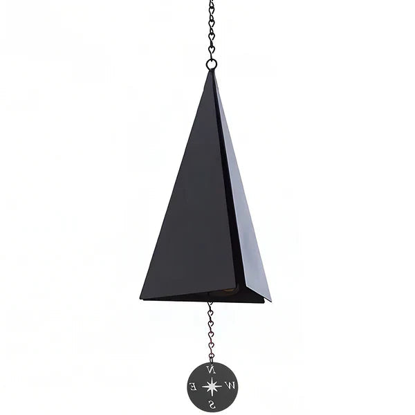 Nautical Charm | 20-Inch Compass Wind Bell with Soothing Tones | Durable Design for Outdoor Spaces 0